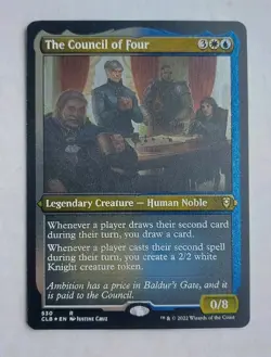 MTG THE COUNCIL OF FOUR 530 CLB FOIL RARE MAGIC THE GATHERING NM/MINT BP - Image 1