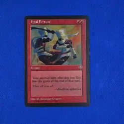 Magic the Gathering Red Rare Final Fortune Mirage MtG - Image 1