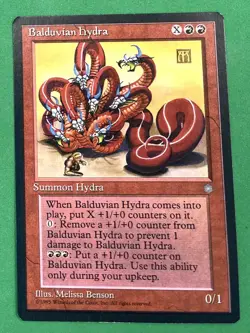 Magic: The Gathering Ice Age MTG CCG BALDUVIAN HYDRA Summon Melissa Benson NM - Image 1