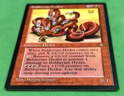 Magic: The Gathering Ice Age MTG CCG BALDUVIAN HYDRA Summon Melissa Benson NM - Image 2