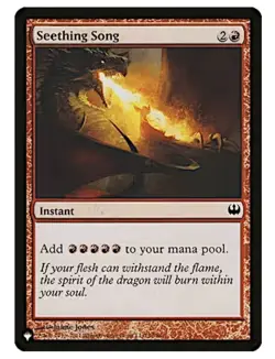 NM - Seething Song - MTG - Mystery Booster The List - Free Shipping - Image 1