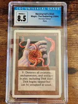 MTG ⭐Nevinyrral's Disk Revised Edition⭐ NM/Mint+ ⭐Graded CGC 8.5 Mint 1994 Magic - Image 1