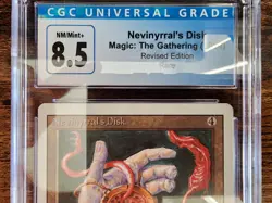 MTG ⭐Nevinyrral's Disk Revised Edition⭐ NM/Mint+ ⭐Graded CGC 8.5 Mint 1994 Magic - Image 3