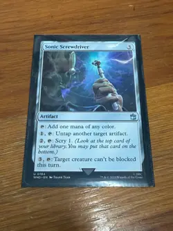 1x Sonic Screwdriver (0184) - Universes Beyond: Doctor Who - NM - MTG - Image 1