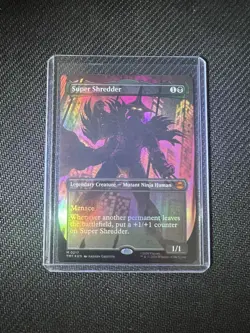 Super Shredder (Borderless) Foil #217 Teenage Mutant Ninja Turtles - Image 1