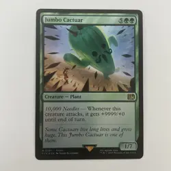 MTG Jumbo Cactuar (0191) *Foil* Base Rare Final Fantasy MT/NM Combined Ship - Image 1