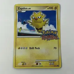 Pokemon Zapdos Pokemon Rumble 8/16 HP Heavily Played - Image 1