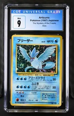 Pokemon Articuno 1997 JPN The Mystery of the Fossils Holo CGC 9 *SWIRL* - Image 1