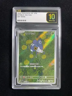 2025 Pokemon TCG Japanese Nymble M2 082/080 AR Art Rare PLG 10 Pristine SV42 - Image 1