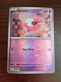 Spritzee Masterball Pokeball 038/131 Prismatic Evolutions Pokemon TCG NM/M - Image 1