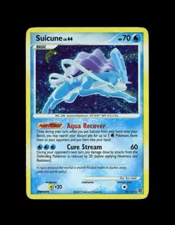 2007 Pokemon SECRET WONDERS SUICUNE HOLO 19/132 RARE! MP WEAR - Image 1