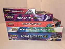 Pokemon TCG: Charizard, Mega Latias, Mega Lucario, Venusaur EX Collection Lot - Image 2
