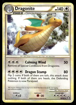 Pokemon TCG Triumphant #18/102 Dragonite DMG - Image 1