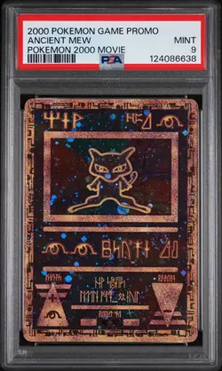 POKEMON 2000 GAME MOVIE ANCIENT MEW POKEMON MOVIE PSA 9 - Image 1