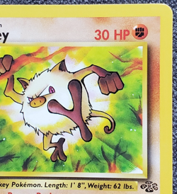 1st Edition Mankey - Jungle - #55/64 - Vintage Pokemon Card 1999 - Image 3