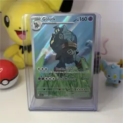 Pokemon Golurk 123/086 Sv: Black Bolt Holo 160 HP Illustration Rare - Image 1