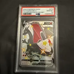 Psa 10 Shiny Charizard V Champion's Path 079/073 2020 Sword Shield Fast Ship - Image 1
