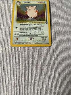 Pokemon TCG Clefable Jungle 1/64 Unlimited Holo Rare - Image 5