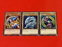 Blue-Eyes White Dragon SDK Art + Dark Magician + Dark Magician Girl | YuGiOh! - Image 1