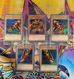 1x FRENCH Exodia the Forbidden One Set SEALED Yugioh LART-EN002-006 Lost Art - Image 1