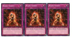 Yugioh- 3X Rising Energy - Mosaic Rare - 1st Edition - BP02-EN185 - Near Mint - Image 1