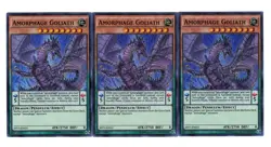 Yugioh- 3X Amorphage Goliath - Super Rare - Unlimited - SHVI-EN031 - Near Mint - Image 1