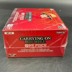 Auction #5 One Piece English OP-13 Carrying On His Will Booster Box Sealed - Image 5
