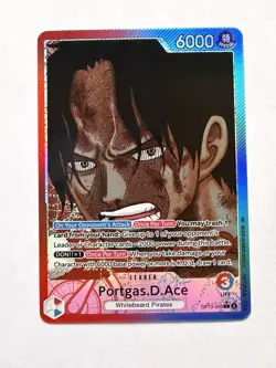 Portgas D. Ace Alt Art One Piece OP13-002 L Carrying on His Will - Image 1