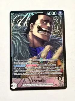 One Piece TCG Crocodile Alt Art Leader OP14-079 The Azure Sea’s Seven English - Image 1