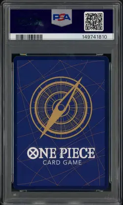 2022 One Piece OP01 Alternate Art Pre-Errata #047 Trafalgar Law PSA 9 GEM MINT - Image 2