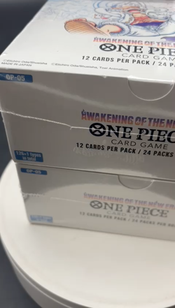 Lot (2) One Piece EN OP-05 Awakening of the New Era Booster Box Sealed - Image 2