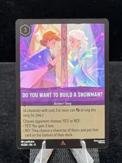 Disney Lorcana-Winterspell-Do You Want to Build a Snowman-#61-Cold Foil-M/NM - Image 4