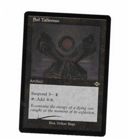 Sol Talisman Retro Foil Etched Modern Horizons 2 Magic The Gathering Card - Image 3