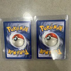 2x Pokemon Card Lapras 10/62 Fossil Set WOTC Holo Rare Vintage LP - Image 4