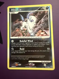 Absol 21/132 Secret Wonders Reverse Holo Pokemon TCG Card - Image 1
