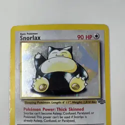 Snorlax 11/64 Holo Rare Jungle Pokemon Card Heavily Played HP - Image 3