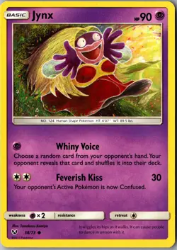 Jynx 38/73 Common Shining Legends LP Pokemon Card - Image 1