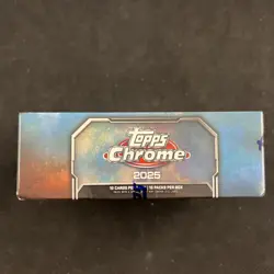 2025 Topps Star Wars Chrome SEALED Hobby Box One Autographed Card per Box - Image 3