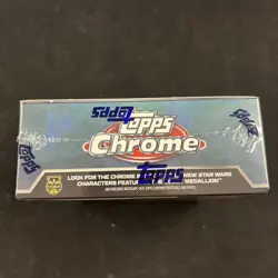 2025 Topps Star Wars Chrome SEALED Hobby Box One Autographed Card per Box - Image 4