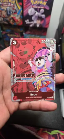 Bepo (Winner Pack Vol. 7) P-019 One Piece Promotion Cards Foil - Image 1