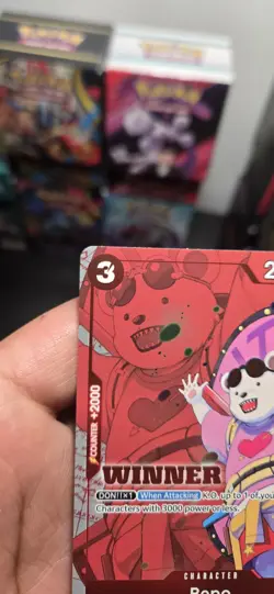 Bepo (Winner Pack Vol. 7) P-019 One Piece Promotion Cards Foil - Image 2