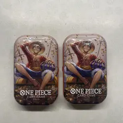 One Piece Card TCG Vol 2 Mini Tin - 2 Tins - Brand New / Sealed Free Shipping - Image 1