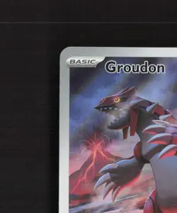 Groudon 199/182 Paradox Rift Full Art Ultra Rare Holo Pokemon Card NM - Image 3