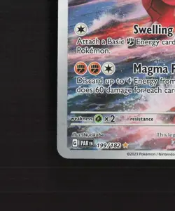 Groudon 199/182 Paradox Rift Full Art Ultra Rare Holo Pokemon Card NM - Image 5