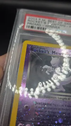 Rocket's Mewtwo — PSA 9 — Best of Game Winner Promo — Rare Vintage Pokemon Card - Image 3