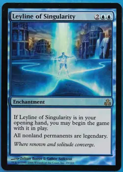 Leyline of Singularity FOIL Guildpact PLD Blue Rare CARD (493708) ABUGames - Image 1