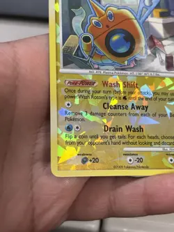 Pokemon Wash Rotom Reverse Holo Platinum Rising Rivals RT5 NM - Image 3