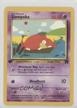 Slowpoke 1st Ed. Pokemon Team Rocket #67 2000 - Image 1