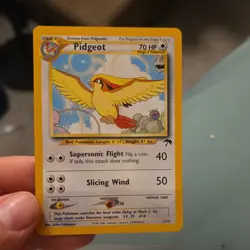 Pokemon TCG Pidgeot Southern Islands Promo Stage 2 70 HP 2/18 - Image 1