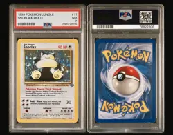 1999 POKEMON JUNGLE SNORLAX-HOLO #11 PSA 7 NM - Image 3